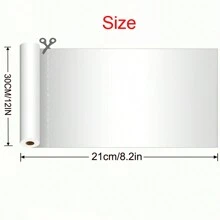 1張30x21cmx / 12x8.2in雷射全息自粘永久貼紙膜 - 玫紅 14 - 查看 2