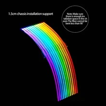 Extension Cable Computer Motherboard Power Supply Light Line 5v Argb Lighting Strip 24pin Light Wire - Multicolor - View 4