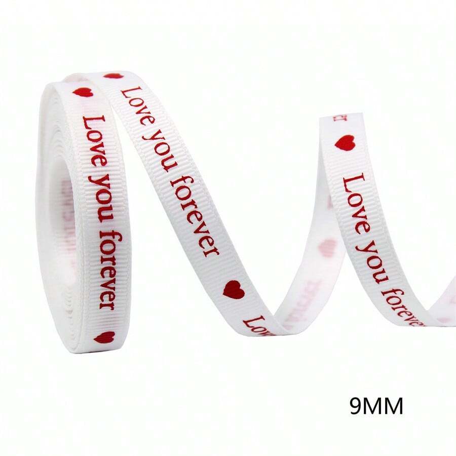 1卷情人節禮物包裝帶,花束包裝材料,髮飾,蝴蝶結,蛋糕烘焙,禮物包裝帶 - 米色 - 查看 1