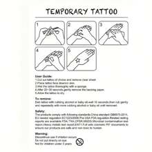 2 Pcs Floral Arm Tattoo, Large Rose Flower Tattoo, Rose Temporary Tattoo Woman, Rose Temporary Flower Tattoo Design, Rose Tattoo For Women Chest - Red - View 7