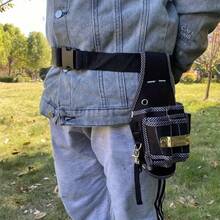 1 Miếng Công cụ Túi bảo quản , Túi Cái vặn vít , Eo Công cụ Cái túi , Đứng Cái túi , Công cụ Thắt lưng , Thực tế Công cụ , Dễ Đến Mang , Bền chặt Và Mạnh mẽ , Có thể mang đi Công cụ Túi đeo lưng , Dễ Đến , Tăng tốc Làm việc Hiệu quả - màu đen - Xem 2