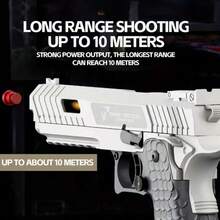 1pc Adult Mini Gun Toy, Stress-Relief Toy For Adults, Suitable For Relieving Adhd, Anxiety, Best Gift For Friends - White - View 7