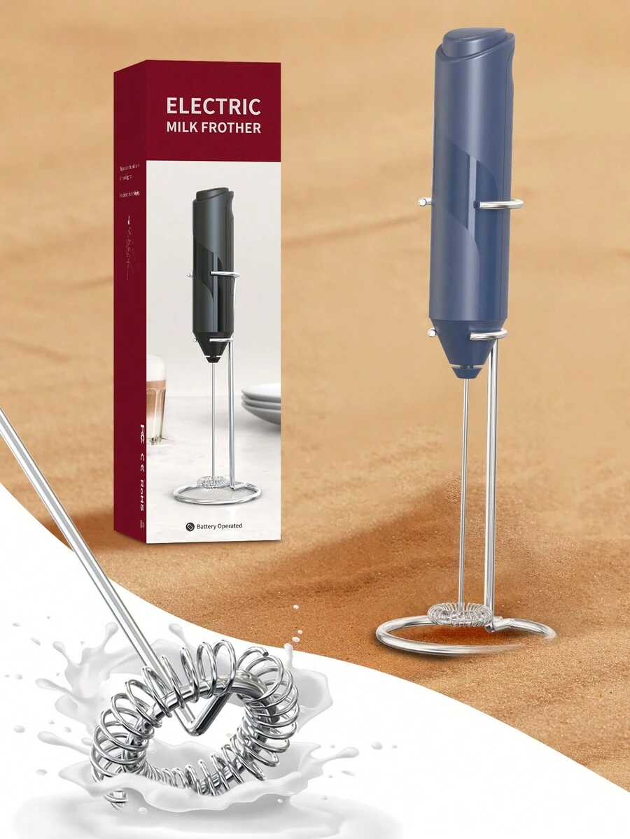 CLITON 1入2節aa電池強力奶泡器手持泡沫製造機 - 咖啡攪拌器,卡布奇諾,馬卡龍,熱巧克力,禮品包括：僅懸架夾,適用於父親節,母親節,聖誕節,感恩節,萬聖節,情人節
