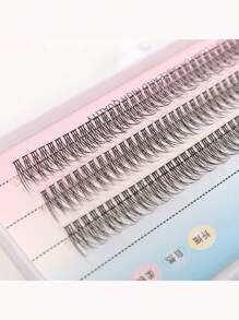 1盒鱼尾分段式睫毛，加长卷翘C个人DIY天然睫毛，适合日常使用睫毛簇，睫毛簇，单根睫毛，睫毛，假睫毛 - C - 查看 3