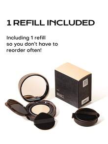 MISTINE Air Cushion With Refreshing Velvet Matte Finish, Long-Lasting Oil Control Powdered Cream For Oil Skin Medium Coverage, 26g 1pc - LF100 - View 8