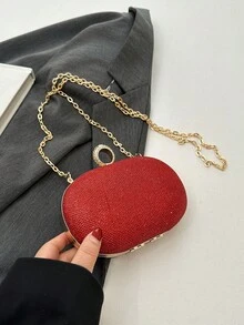 時尚、簡潔、奢華、多功能斜挎包,精湛工藝,適用於聚會、約會和晚宴 - 紅色 - 查看 9