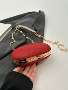 時尚、簡潔、奢華、多功能斜挎包,精湛工藝,適用於聚會、約會和晚宴 - 紅色 - 查看 8