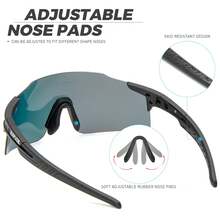 1 件装 KAPVOE 骑行眼镜户外运动眼镜运动护目镜男式山地车骑行眼镜公路车眼镜 - 彩色 - 查看 4