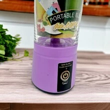 Licuadora portatil, licuadora recargable, batidora de licuados - Morado - Ver 4