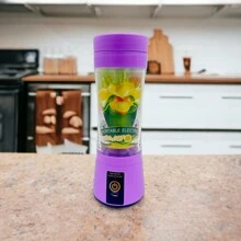 Licuadora portatil, licuadora recargable, batidora de licuados - Morado - Ver 3