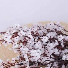 Mini Artificial Baby's Breath Flowers - White - View 3