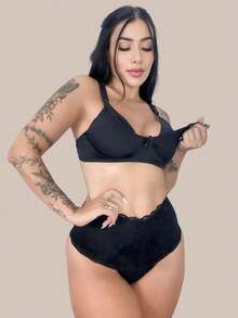 Maternity Lingerie - 黑色 - 查看 5