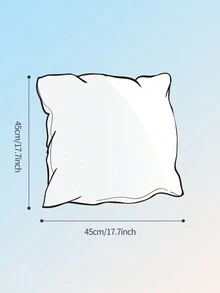 1入組數字印刷藍色蝴蝶抱枕套 - 彩色 - 查看 5