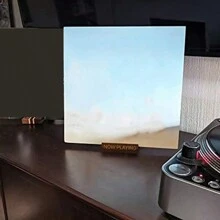 NOW Playing Vinyl Record Stand Vinyl Record Holder Display Wood Records Storage Stands For Albums Spinning Accessories - Brown - View 5