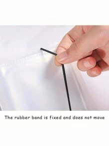 40pcs Large Capacity Sticker Book Storage Book. Tape Photo Sticker Card Bill Invoice Sticky Note Collector Album, A6 Clip-On Bag File Storage Book Holder For Classroom, Home, Office And Travel Back To School,Back To School,School Supplies