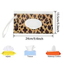 Baby Wipe Dispenser, Portable Refillable Wipe Holder, Baby Wipes Container,Wipe Dispenser, Reusable Travel Wet Wipe Pouch Fall Decor Home - Multicolor - View 3