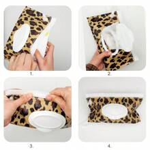 Baby Wipe Dispenser, Portable Refillable Wipe Holder, Baby Wipes Container,Wipe Dispenser, Reusable Travel Wet Wipe Pouch Fall Decor Home - Multicolor - View 4