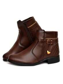 Women Ankle Boots & Booties - 鏽棕色 - 查看 1