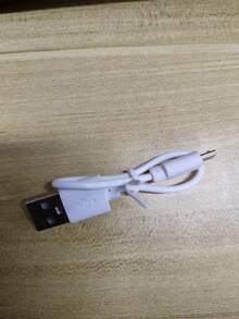 20cm經濟實惠的黑白數據線,採用micro接口 - 白色 - 查看 3