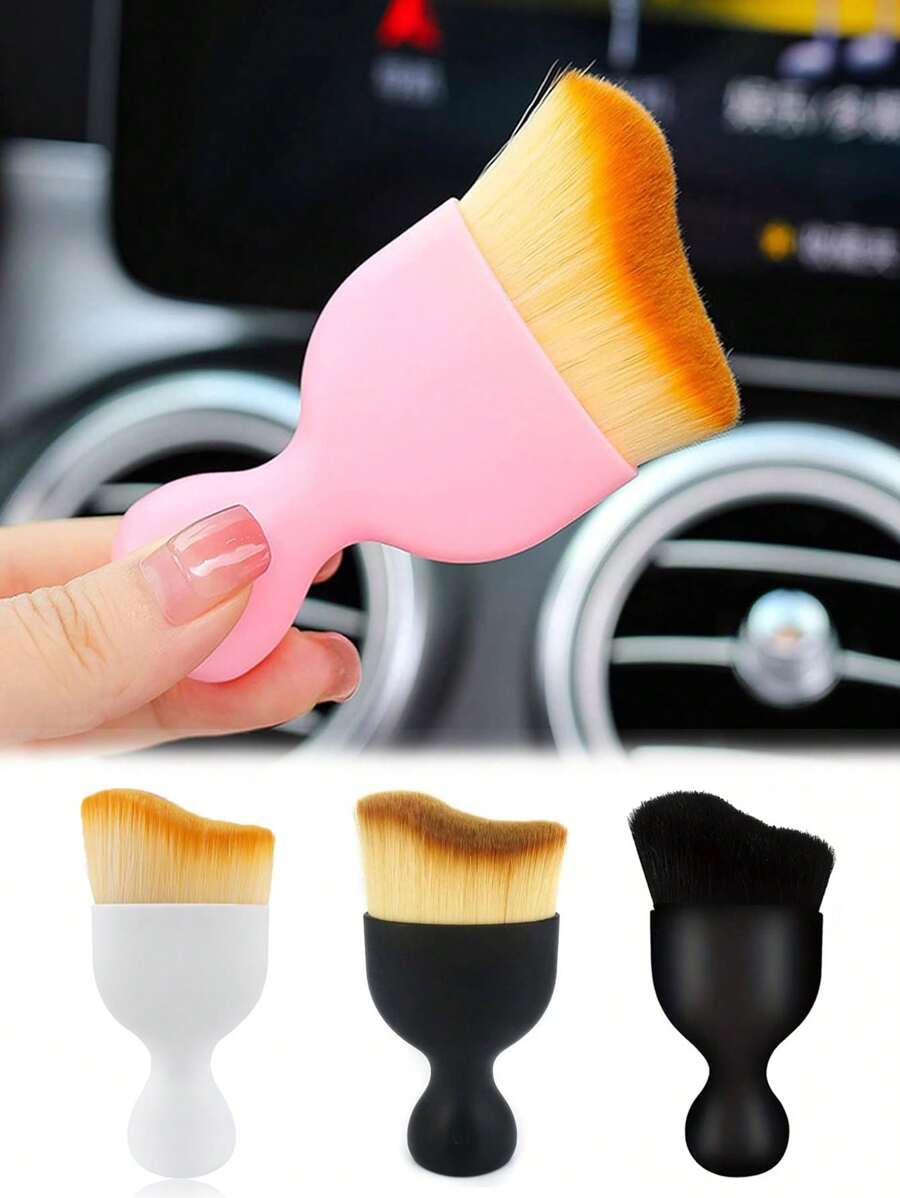 Nội thất ô tô Lông mềm Chải , Trung tâm Bảng điều khiển Dụng cụ vệ sinh , Phủi bụi Đối với Lỗ thông hơi Gap