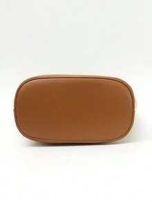 Straw Tote Bag For Women  Crossbody Bag Chic Hobo Purses Retro Satchel Bag Handmade Shoulder Bag Beach Straw Bag Handbag - Brown - View 4