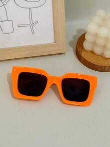 个性化扭曲方形 PC 框架时尚女士眼镜， - 彩色 - 查看 10