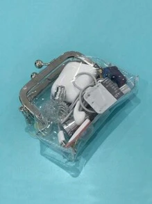 1pc Clear Simple Travel Storage Bag Portable Mini Cosmetic Bag For Lipsticks And Makeup Gifts - Transparent - View 3