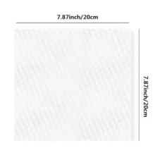 1入組50張高品質一次性臉部毛巾，抽取式臉部清潔毛巾附盒，完美海灘假期必備 - 白色 - 查看 11