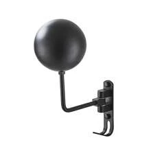 1pc Wall Mounted Helmet Rack For Motorcycle Helmet, Caps, Hats, Clothing, Storage And Display - Black - View 9