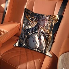 2PCS 45*45CM Cyber Punk Robot Girl Square Pillow Cover Case For Sofa And Car - Multicolor - View 2