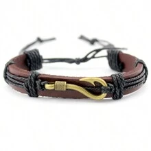1 Pieza Pulsera Con De Anzuelo De Pesca Para Hombres - Multicolor - Ver 8