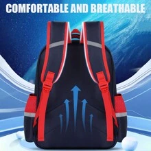 Boys Backpack, Anime Cartoon Student Schoolbag, Lightweight Children's Backpack, Multifunctional Outdoor Travel Backpack, Birthday Gift, Suitable For Primary School Students Aged 6-14