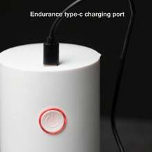 便攜式電動碎豆機,1500mah可充電的咖啡豆磨機,可調節的粗細度,適用於野營旅行室內外 - 黑色 - 查看 6