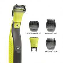 Set Body Hair Trimmer Sideburn Trimming Accessories For OneBlade QP2630 QP2520 QP2834 QP6531 QP6520 QP6510 ReplacementParts Kit - Clear - View 2