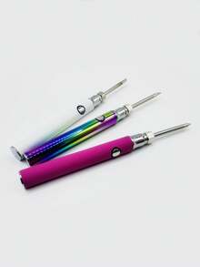 510焊鐵電池筆調節電壓小型焊接套裝,含2入usb充電器 - 淺藍色 - 查看 8