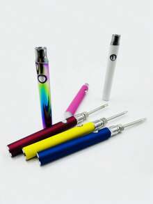 510焊鐵電池筆調節電壓小型焊接套裝,含2入usb充電器 - 淺藍色 - 查看 7