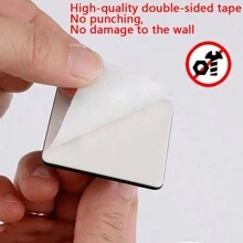 1pc Stainless Steel Hooks Adhesive Robe Towel Hook Wall Key Hangers Bathroom Kitchen Accessories Holders Coat Clothers Racks Rustproof Shower Hanging Door Strong Nail Free Small Hook Organizer