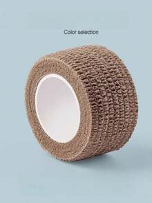 1pc Table Chair Foot Pad, Anti-Noise & Anti-Skid & Wear-Resistant Chair Leg Cover, Self-Adhesive & Elastic Band - Coffee Brown - View 9