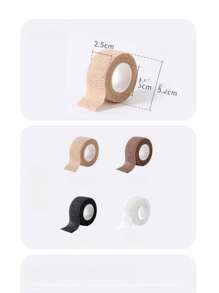 1pc Table Chair Foot Pad, Anti-Noise & Anti-Skid & Wear-Resistant Chair Leg Cover, Self-Adhesive & Elastic Band - Coffee Brown - View 5