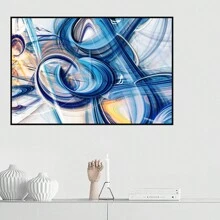 1 Miếng Nghệ thuật đường nét trừu tượng Áp phích Đối với Phòng ngủ , Phòng khách , Học tập , Nhà  Đồ trang trí , Không có khung tranh sơn dầu Bức tranh Cốt lõi Đối với Nhà hàng , Cà phê , Khách sạn Trang trí tường - Nhiều màu - Xem 4