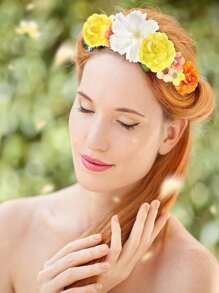 50pcs Orange Artificial Flower Material Pack Gifts Birthday Graduation - Orange - View 6