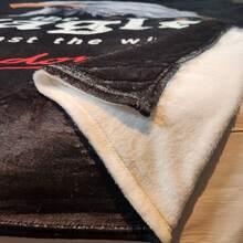 1入軟暖法蘭絨毛毯,適用於休閒時光、午睡、辦公室休息等,印有美洲鷹圖案,適用於送給孩子、青少年和情人節等為禮物 - 彩色 - 查看 5