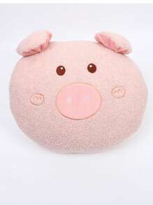 1 Pc Car Cartoon Headrest Cute Soft And Cute Little Pig Car Neck Protection Pillow - Pink - View 2