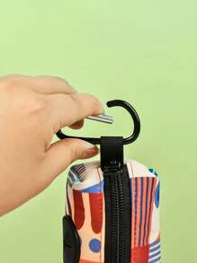 1個便攜式寵物狗便便袋分配器,可掛在狗繩上的雙手免費寵物垃圾袋架夾 - 彩色 - 查看 2