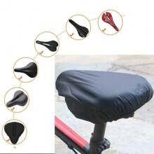 1PC Summer Outdoor Bike Seat Cover, Bike Seat Rain,Bicycle Saddle Rain Cover With Elastic, Bike Accessories