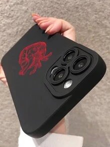 單心TPU軟殼手機殼，直邊精度孔，適用於蘋果iPhone 15 Pro Max/14 Plus/13 Pro Max/12/11/7G/7P/IX/XR/XS Max - 彩色 - 查看 3