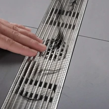 1入防堵濾網淋浴排水口毛髮陷阱自粘式地漏貼紙一次性網狀濾網水槽篩過濾器刮刀廚房浴室配件隨機顏色 - 黑色 - 查看 4