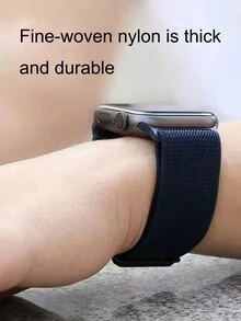 5pcs/Set Stretch Solo Loop Compatible With Apple Watch Band 38mm-49mm Soft Nylon Stretchable Wristband, Suit Compatible With Apple Watch Series Ultra/8/7/6/5/4/3/2/1 - 5pcs/set - View 3