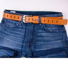 1條男式寬針扣人造皮革復古時尚休閒腰帶 - 彩色 - 查看 5