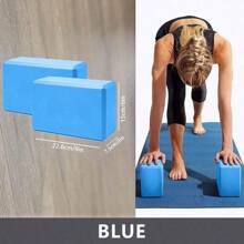 1pc Non-Slip Yoga Blocks, Lightweight Odor Resistant Fitness Block, For Yoga, Pilates Training - Multicolor - View 10